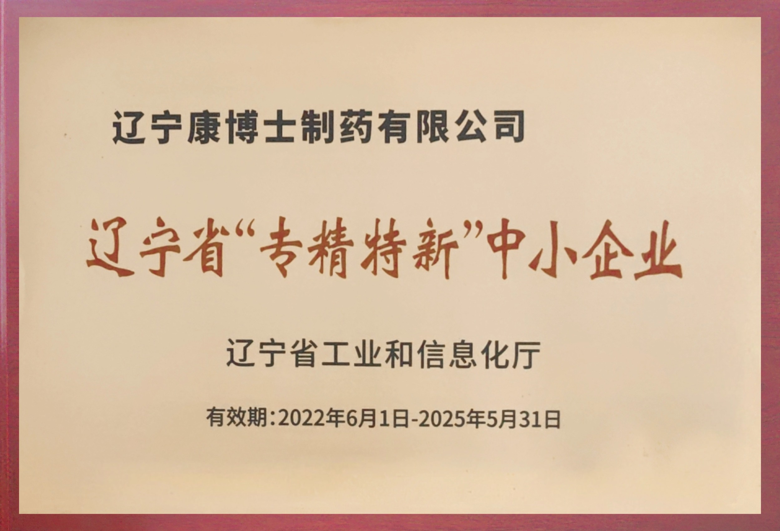遼寧省“專精特新”中小企業(yè)